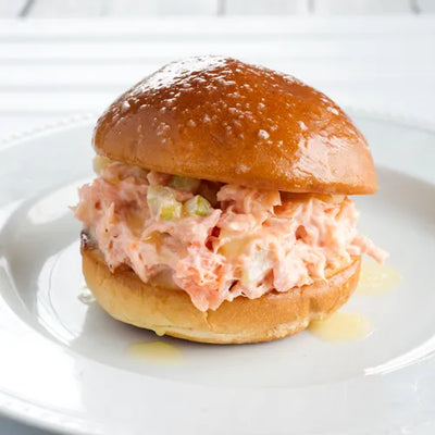 Hot and Cold Smoked Salmon Roll