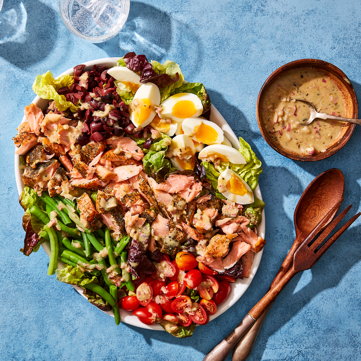 Herb Hot Smoked Salmon Nicoise Salad - Acme Smoked Fish