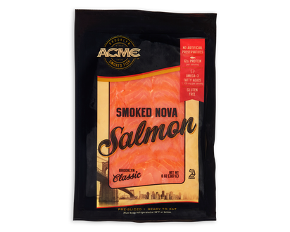 Nova Smoked Salmon (8 oz.) packaging