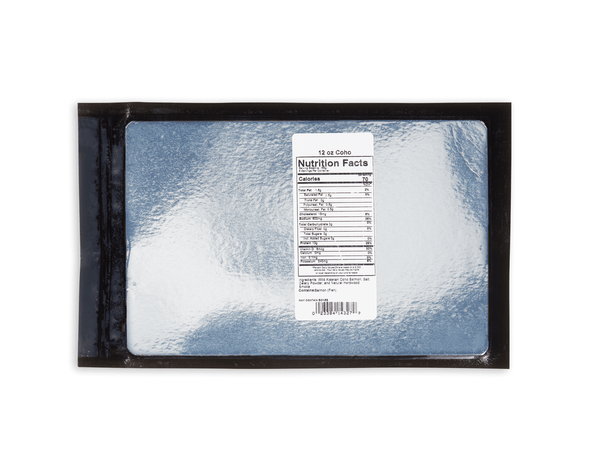 12 oz. Wild Coho Smoked Salmon - Acme Smoked Fish