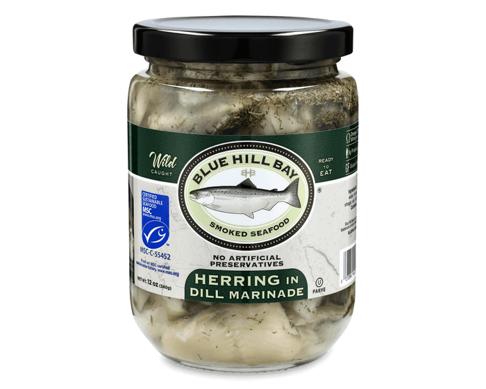 Blue Hill Bay pickled herring in dill sauce