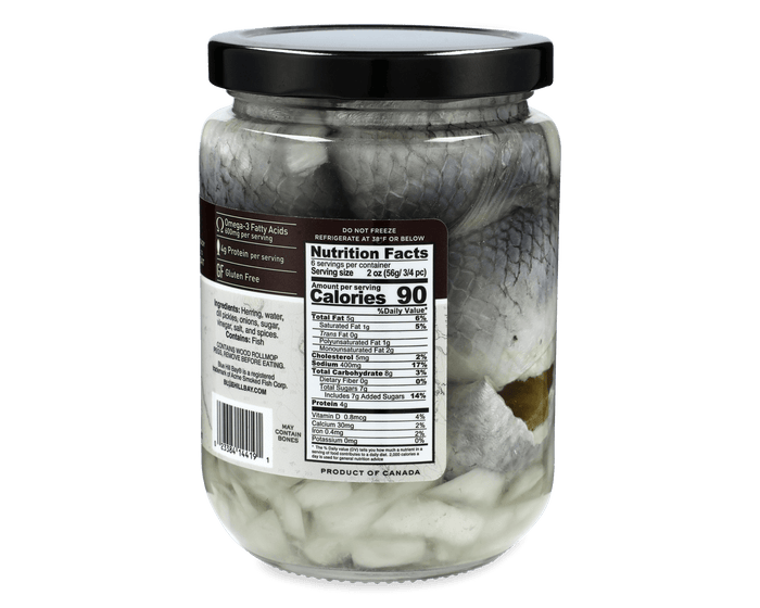 Blue Hill Bay pickled herring rollmops