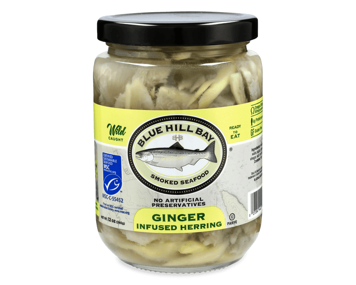 Blue Hill Bay pickled herring in ginger