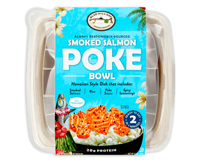 8.8 oz. Smoked Salmon Poke Bowl packaging