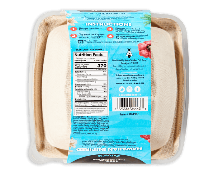 9.3 oz. Smoked Salmon Poke Bowl