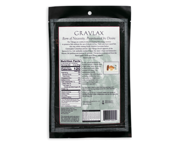 4 oz. Gravlax Smoked Salmon