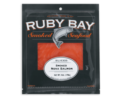 6 oz. Nova Smoked Salmon packaging