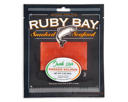 3 oz. Irish Style Smoked Salmon packaging