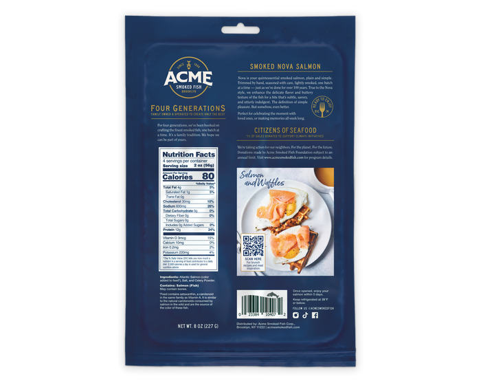 Acme 8 ounce smoked salmon