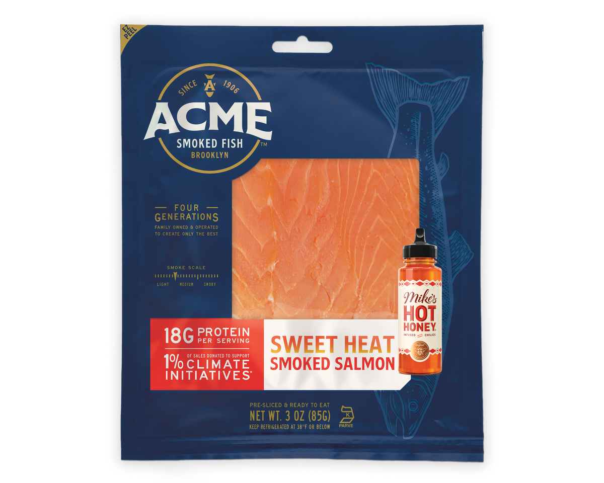 3 oz. Sweet Heat Smoked Salmon - Acme Smoked Fish