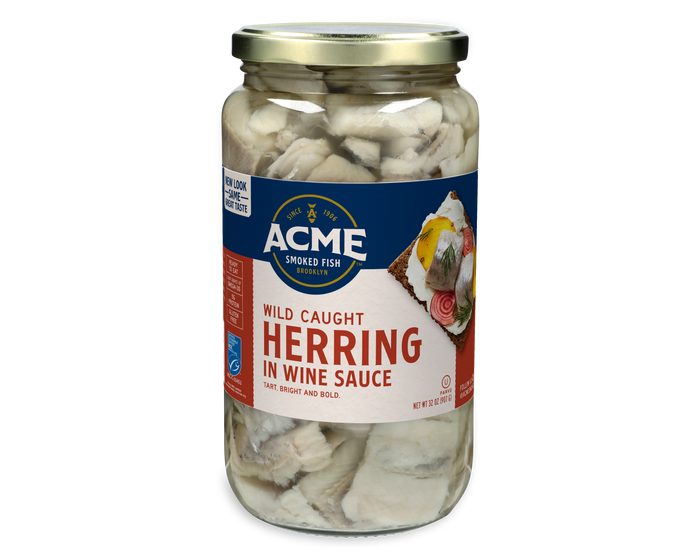 Acme Smoked Fish pickled herring in wine