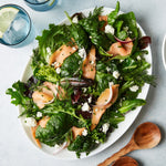 organic smoked salmon salad