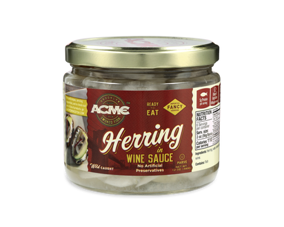 Herring in Wine (12 oz.) packaging