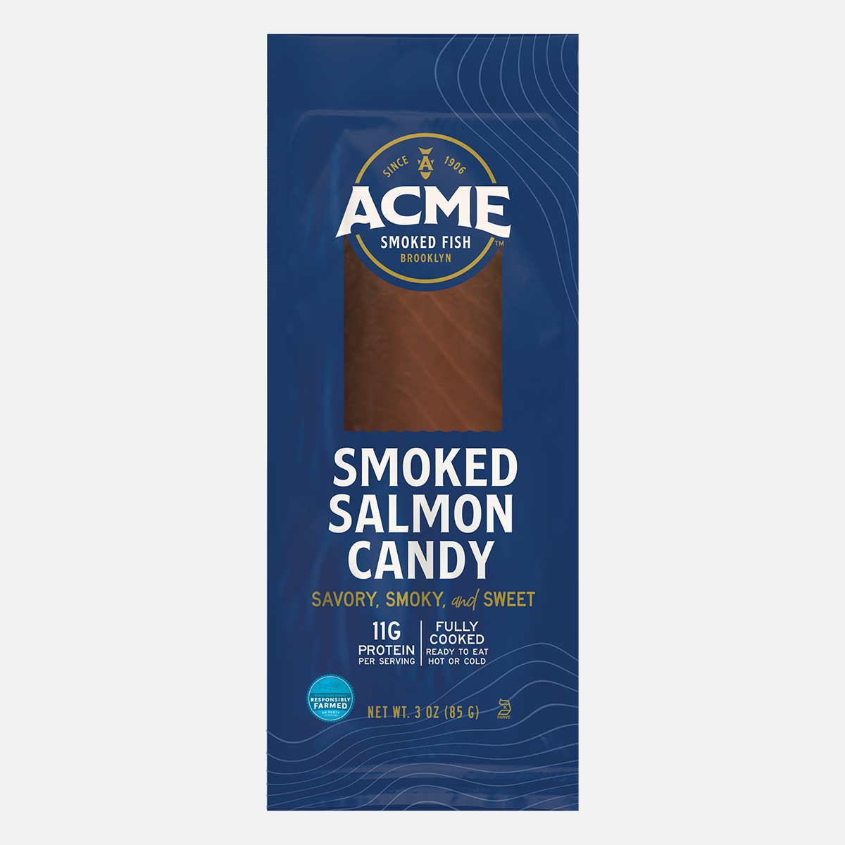 3 oz. Smoked Salmon Candy (Whole Foods) Acme Smoked Fish
