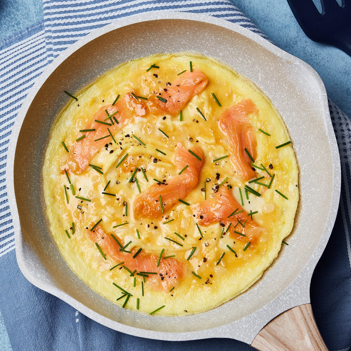 smoked salmon omelet