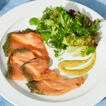 Acme Smoked Fish gravlax smoked salmon plate