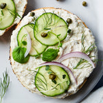 smoked whitefish salad bagel