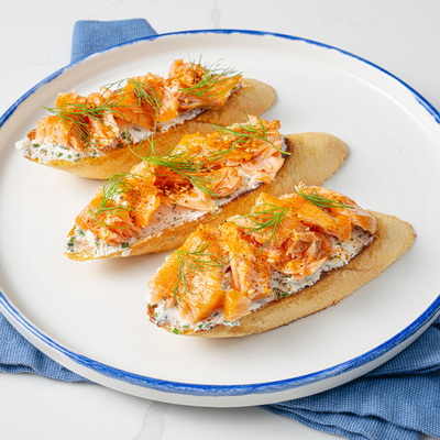 Honey Maple Smoked Salmon Toast