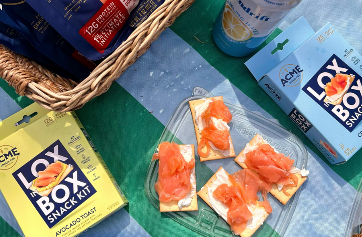 Lox In A Box: A Perfect Smoked Salmon Snack - Acme Smoked Fish