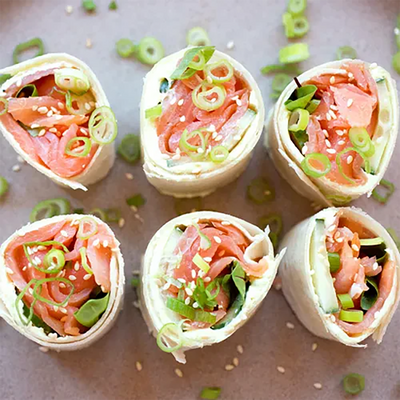 Smoked Salmon Taganaki