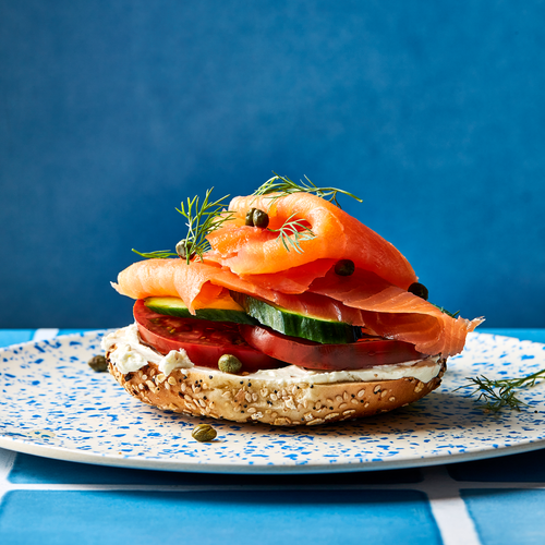 Bagel with Smoked Salmon