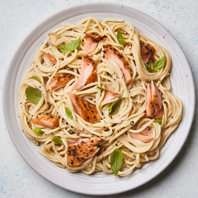 Peppered Smoked Salmon Cacio e Pepe