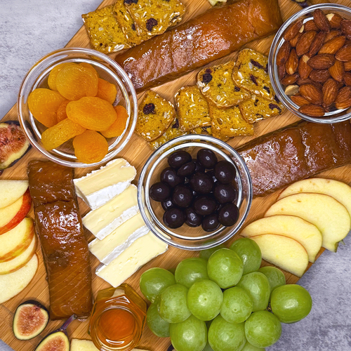 Smoked Salmon Candy Sweet New Year Board