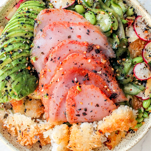 Spicy Smoked Tuna Crispy Rice Bowl