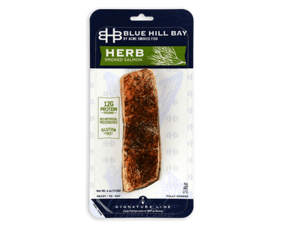 Herb Baked Salmon (4 oz.) packaging