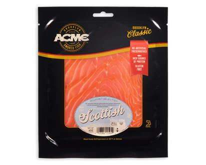 Scottish Smoked Salmon (4 oz.) packaging