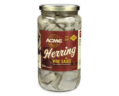 Herring in Wine (32 oz.) packaging