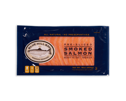 16 oz. Smoked Salmon packaging
