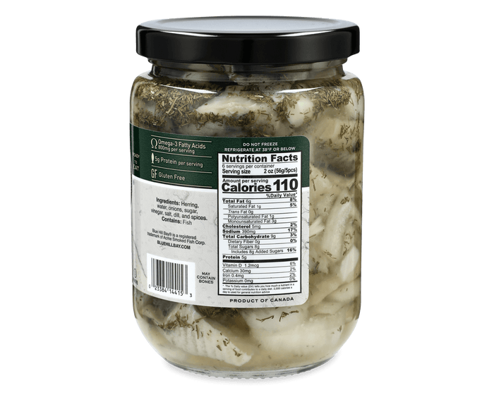 Blue Hill Bay pickled herring in dill sauce