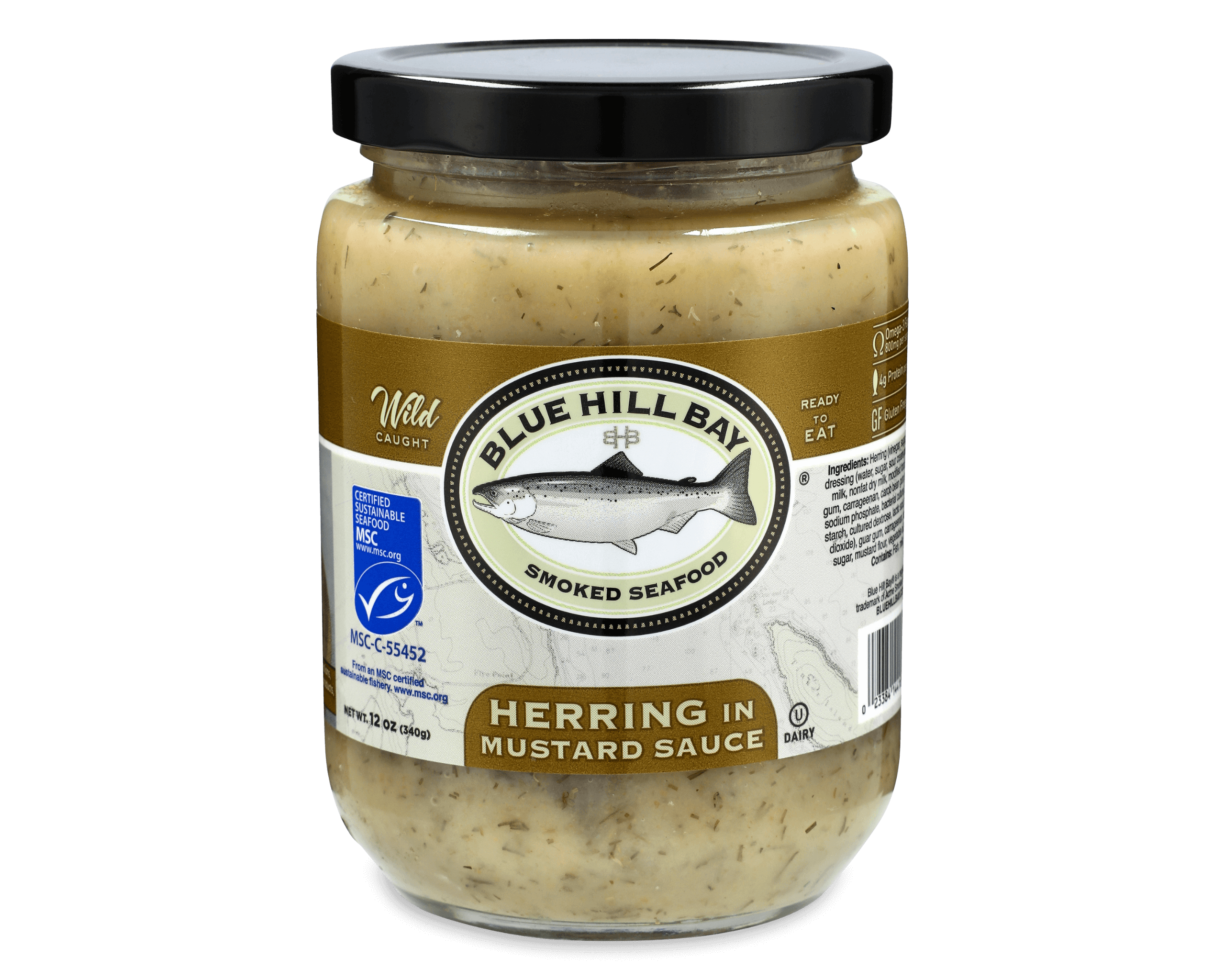 12 oz. Herring in Mustard - Acme Smoked Fish