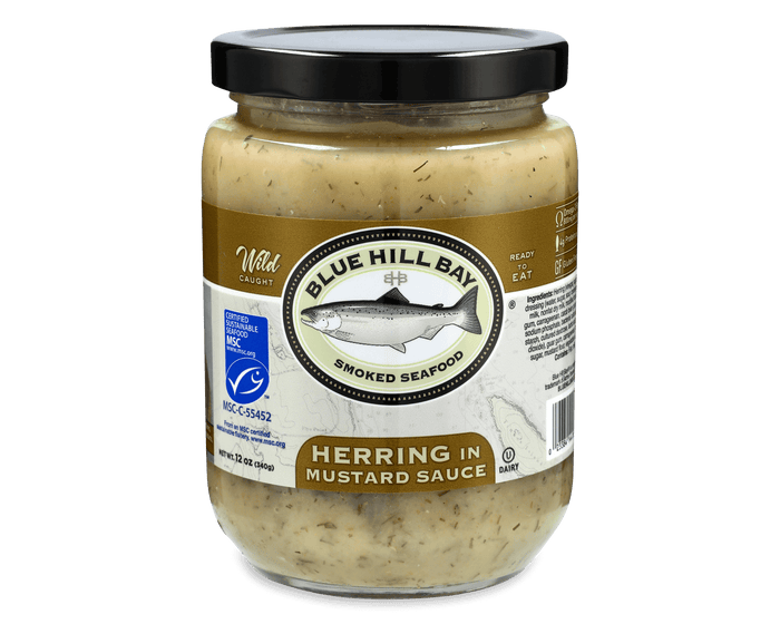 Blue Hill Bay pickled herring in mustard