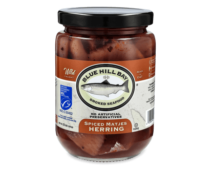 12 oz. Spiced Matjes Herring packaging