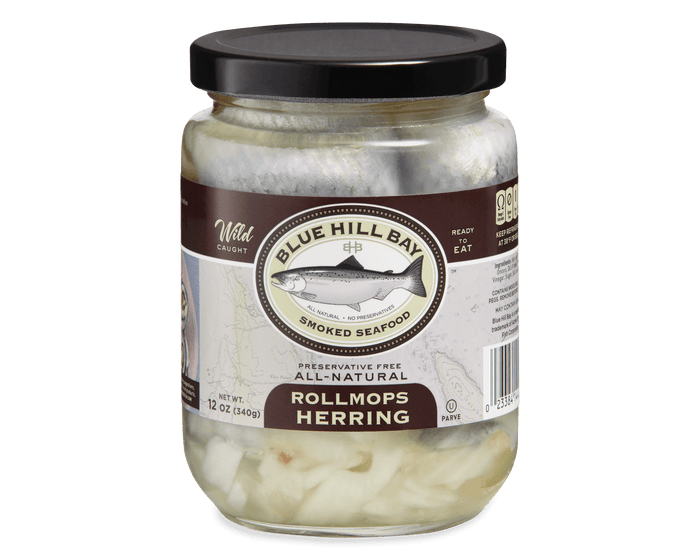 Blue Hill Bay pickled herring rollmops