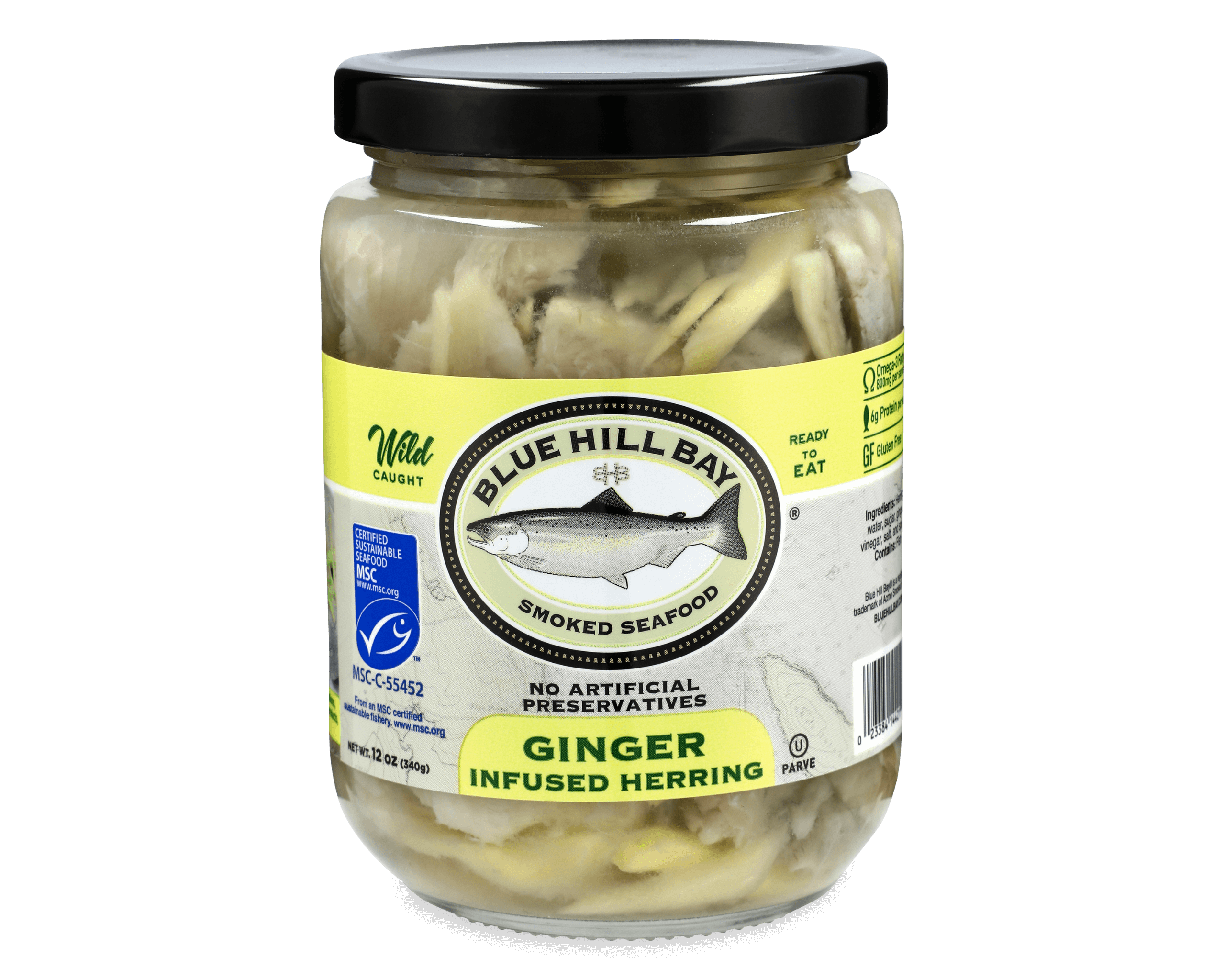 12 oz. Ginger Infused Herring - Acme Smoked Fish 12 oz. Ginger Infused Herring - Acme Smoked Fish