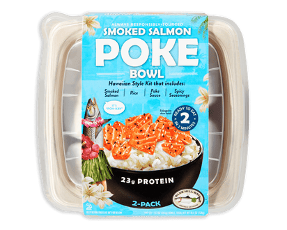 9.3 oz. Smoked Salmon Poke Bowl packaging