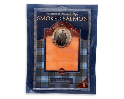 Traditional Scottish Smoked Salmon (4 oz.) packaging