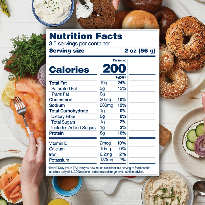 smoked salmon salad nutrition