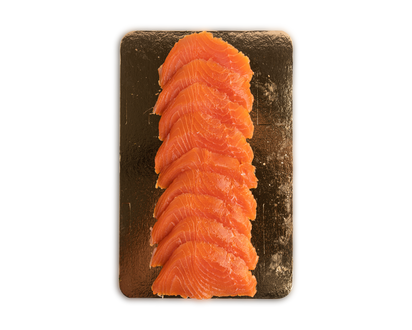 Pre-Sliced Royal Cut Smoked Salmon (1 lb.) packaging