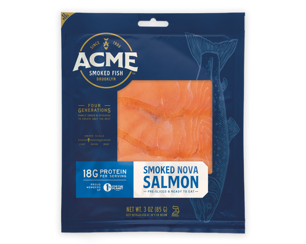 3 oz. Nova Smoked Salmon - Acme Smoked Fish