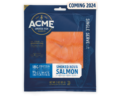 3 oz. Nova Smoked Salmon packaging