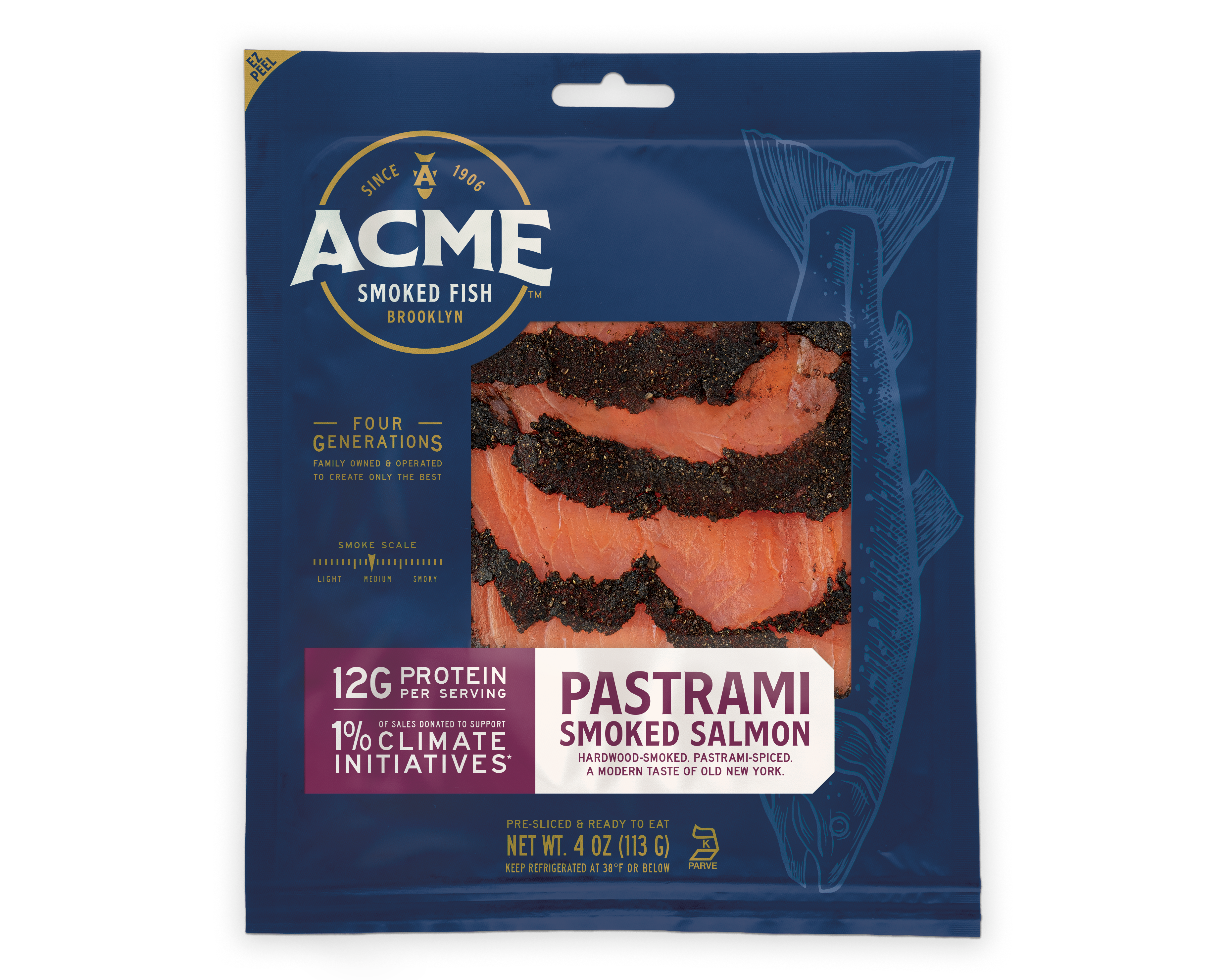 pastrami, smoked salmon