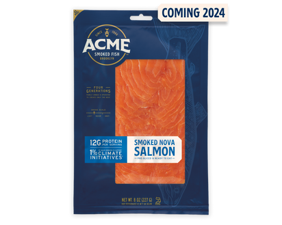 8 oz. Nova Smoked Salmon packaging