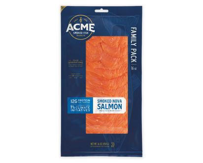 16 oz. Nova Smoked Salmon packaging