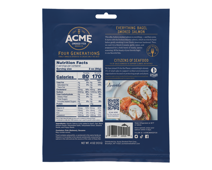 smoked salmon
