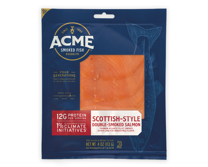 Acme 4 ounce scottish smoked salmon