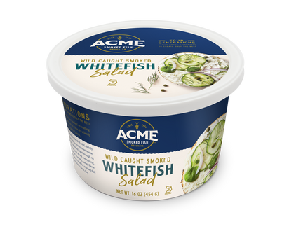 Smoked Whitefish Salad (16 oz.) packaging